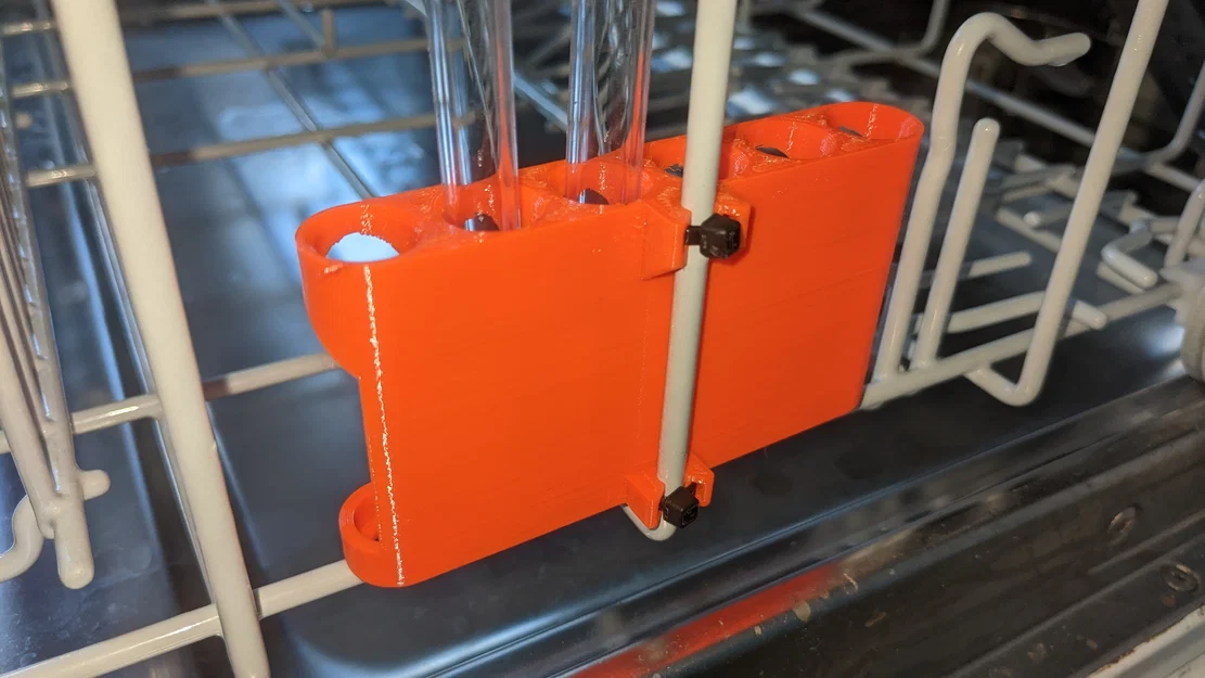 Giá giữ ống hút thủy tinh cho máy rửa chén - Image 4