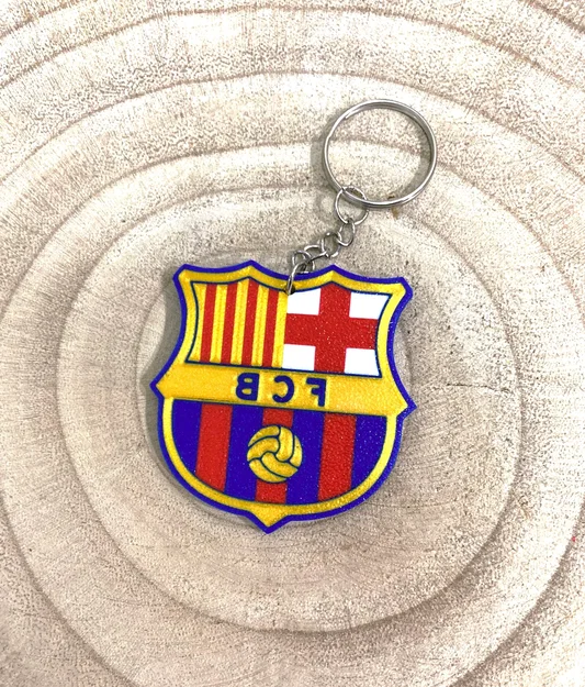 Móc khóa logo FC Barcelona 3D - Phụ kiện độc đáo cho fan bóng đá - Image 2