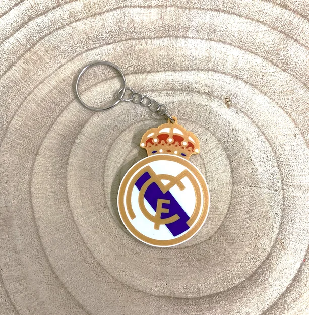 Móc khóa Real Madrid - Phụ kiện 3D in dành cho người hâm mộ - Image 1