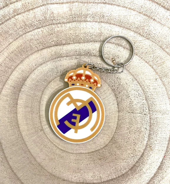 Móc khóa Real Madrid - Phụ kiện 3D in dành cho người hâm mộ - Image 2