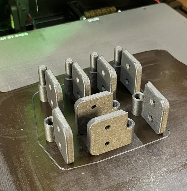 Bản lề 3D đơn giản với lỗ bắt vít M3 (Hinge) - Image 2