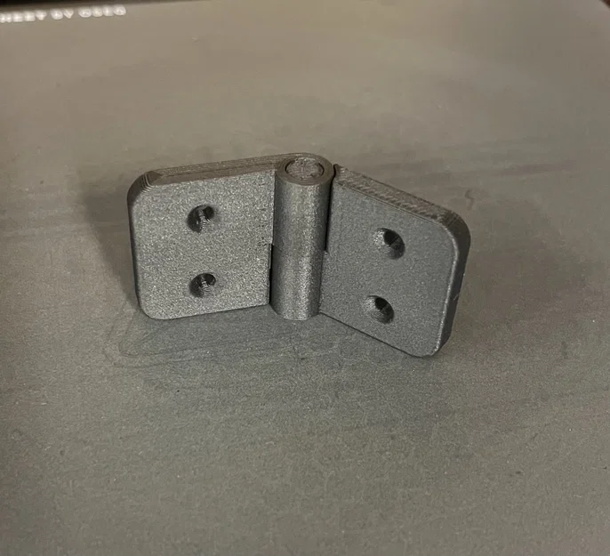 Bản lề 3D đơn giản với lỗ bắt vít M3 (Hinge) - Image 3