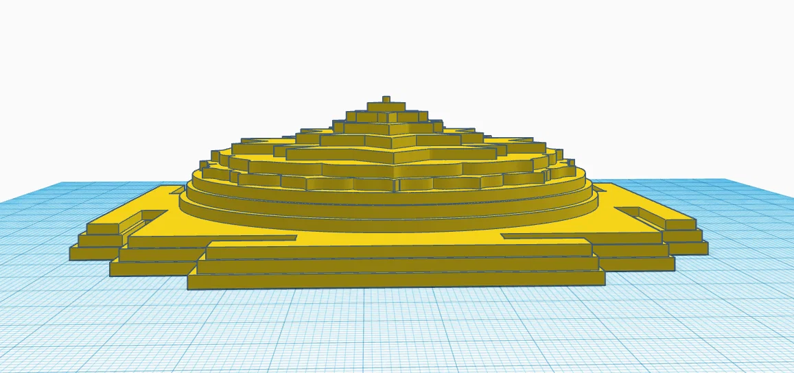 Mô hình Sri Yantra 3D - Biểu tượng linh thiêng cho không gian sống - Image 1