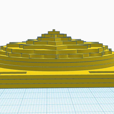 Mô hình Sri Yantra 3D - Biểu tượng linh thiêng cho không gian sống