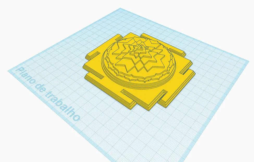 Mô hình Sri Yantra 3D - Biểu tượng linh thiêng cho không gian sống - Image 3