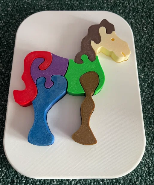 Ngựa – Puzzle lắp hình (insert) cho bé - Image 1