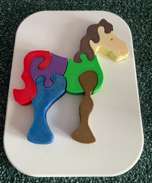 Ngựa – Puzzle lắp hình (insert) cho bé