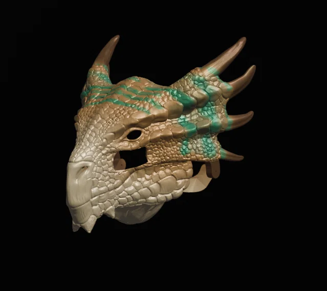 Mặt Nạ Rồng Đồng (Bronze Dragon Mask) - Image 1