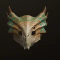 Mặt Nạ Rồng Đồng (Bronze Dragon Mask) - Thumbnail 3