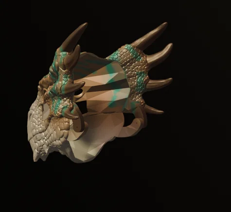 Mặt Nạ Rồng Đồng (Bronze Dragon Mask) - Image 4