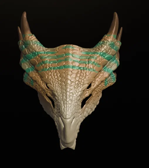 Mặt Nạ Rồng Đồng (Bronze Dragon Mask) - Image 5