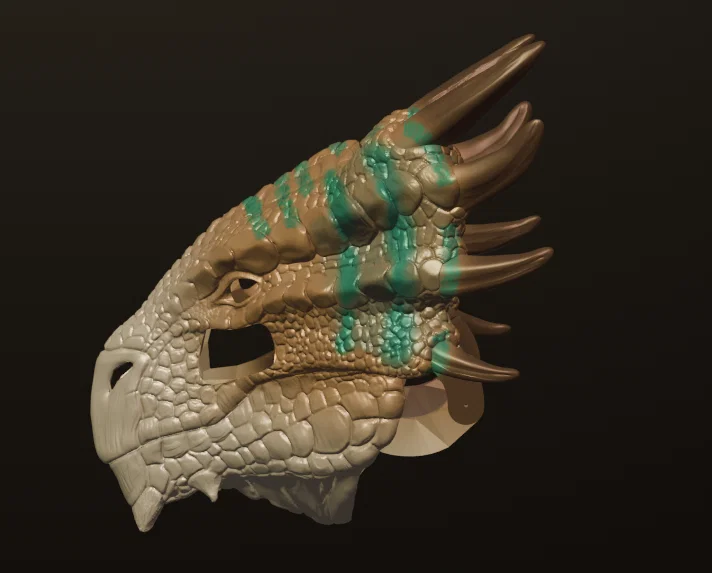 Mặt Nạ Rồng Đồng (Bronze Dragon Mask) - Image 6
