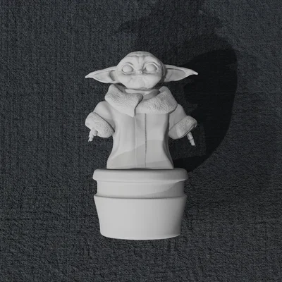 Tượng Bán Thân Grogu Star Wars #5