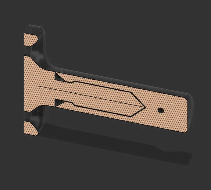 Gá treo spool lên tường với mép PTFE & tuỳ chọn guide Bowden cho filament - Image 4