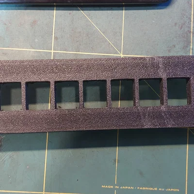 Patch Panel 19 inch 24 cổng cho Keystone RJ45 (Tự in 3D)