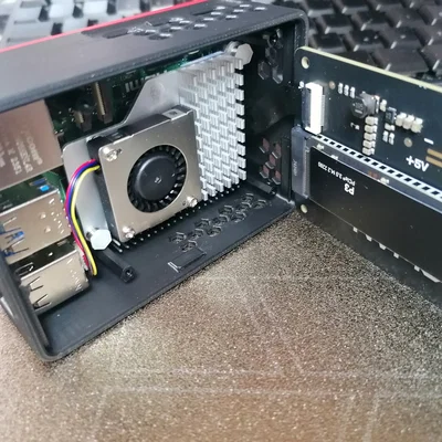 Vỏ case in 3D cho Raspberry Pi 5 và NVMe Base Pimoroni