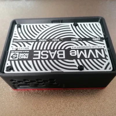 Vỏ case in 3D cho Raspberry Pi 5 và NVMe Base Pimoroni