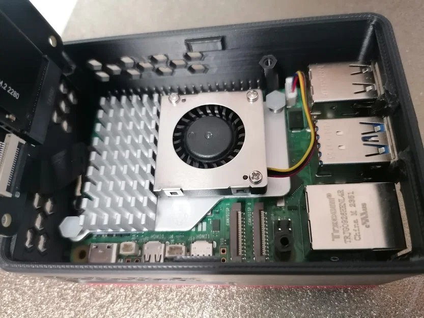 Vỏ case in 3D cho Raspberry Pi 5 và NVMe Base Pimoroni - Image 7