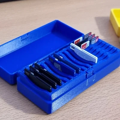 Hộp thẻ SD & microSD (11 SD & 16 microSD) print in place