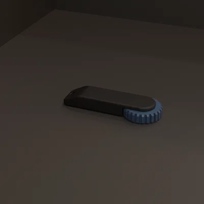 Đồ chơi Fidget Clicker bánh xe xoay tự do - Mô hình in 3D xả stress