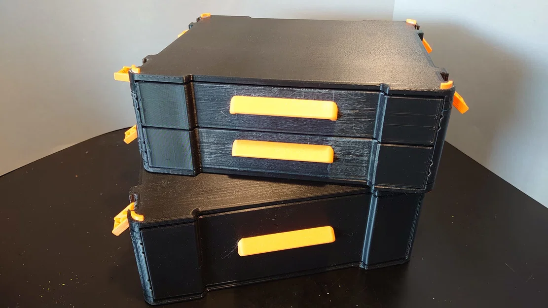 Bộ hộp ngăn kéo (Drawer box set) tương thích Gridfinity - Image 1