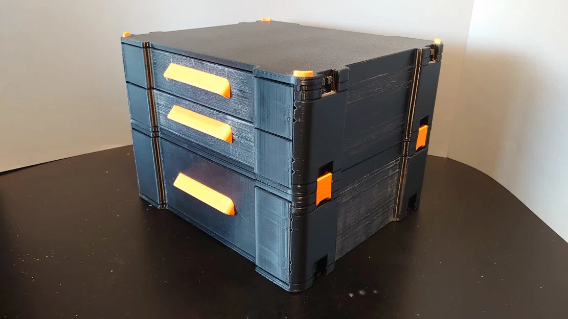 Bộ hộp ngăn kéo (Drawer box set) tương thích Gridfinity - Image 2