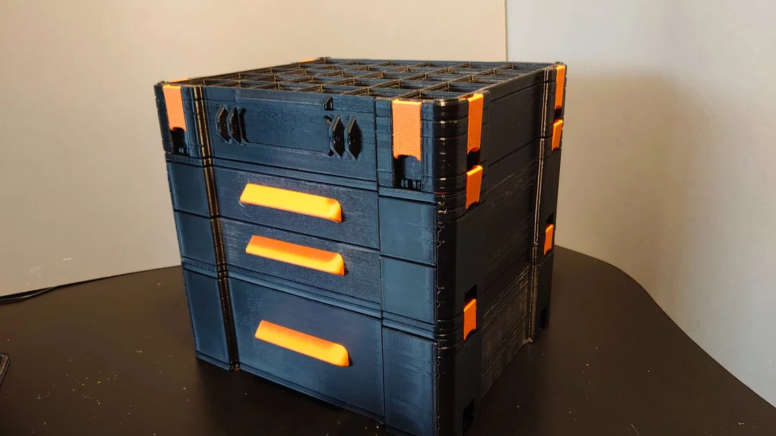 Bộ hộp ngăn kéo (Drawer box set) tương thích Gridfinity - Image 4