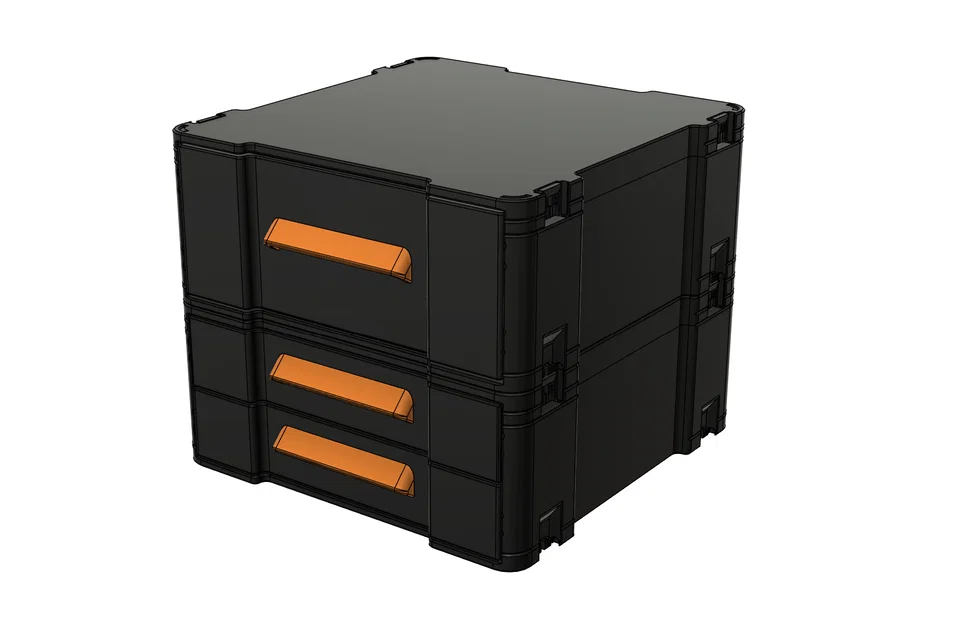 Bộ hộp ngăn kéo 23x23cm vừa khay in Bambulabs - Image 1