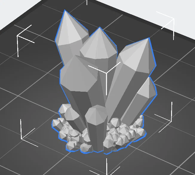 Mô hình tinh thể pha lê (Crystals) dùng in 3D tuyệt đẹp - Image 1