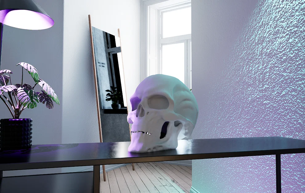 Mô hình hộp sọ cơ khí (Bio Mechanical Skull) - File in 3D cực chất - Image 3