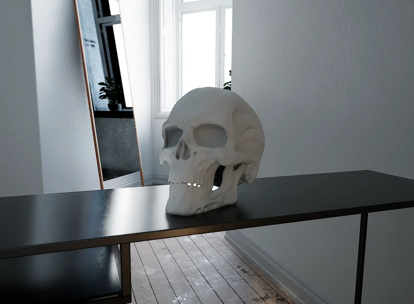 Mô hình hộp sọ cơ khí (Bio Mechanical Skull) - File in 3D cực chất - Image 4