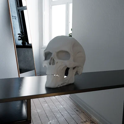 Mô hình hộp sọ cơ khí (Bio Mechanical Skull) - File in 3D cực chất