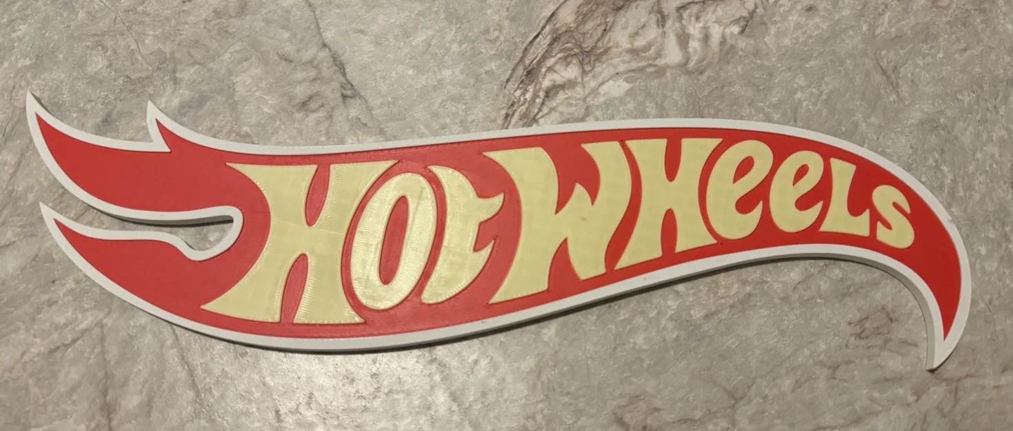 Mô hình logo HotWheels in 3D cực chất cho người sưu tầm - Image 1