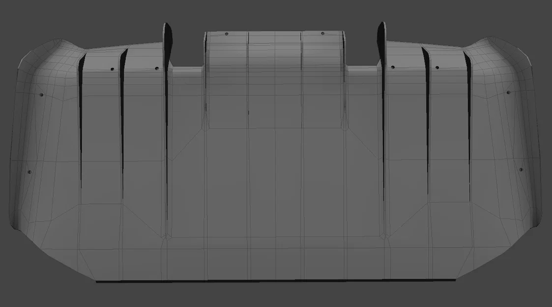 Bộ khuếch tán cản sau (Rear Diffuser) cho xe C3 Corvette - Image 2