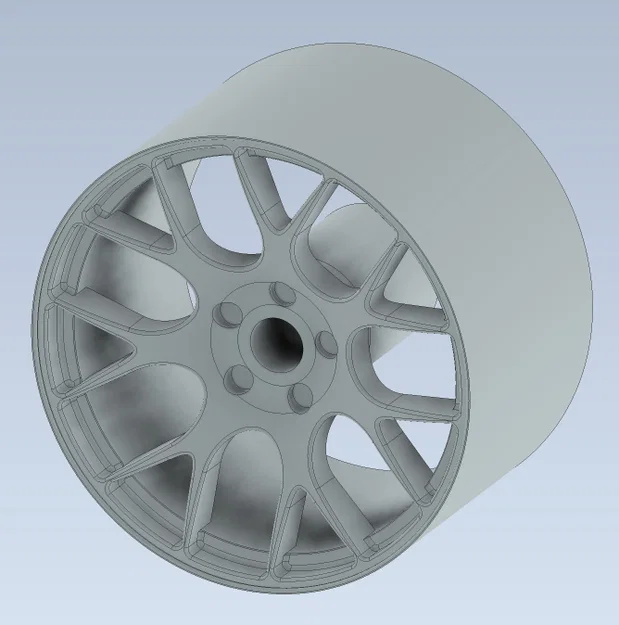 Mẫu mâm xe 3D lấy cảm hứng từ BBS CH độ cho Hot Wheels - Image 1