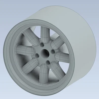 Mâm xe Watanabe R type tùy chỉnh cho Hot Wheels