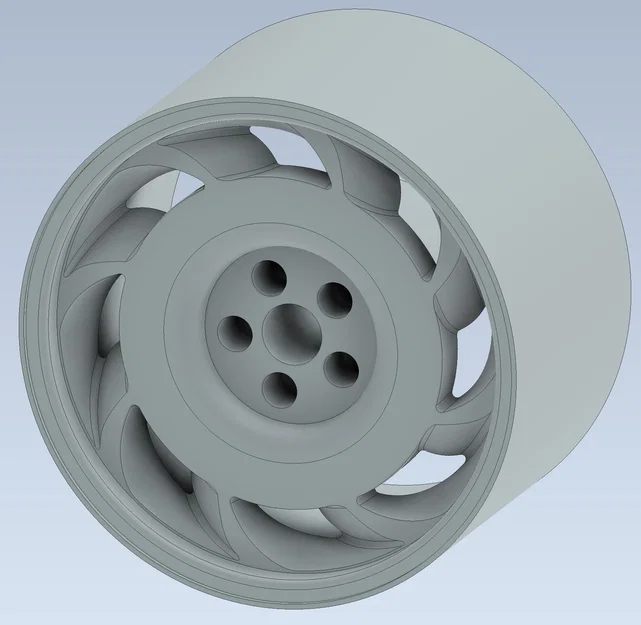 Mẫu Mâm Xe Corvette C4 Tùy Chỉnh Cho Mô Hình Hot Wheels - Image 1