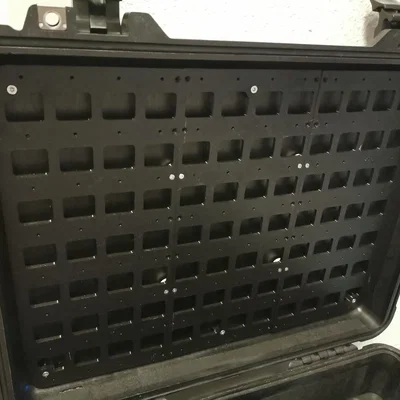 Peli1560 - Lid Molle Grid (Lưới Molle cho nắp Peli 1560)