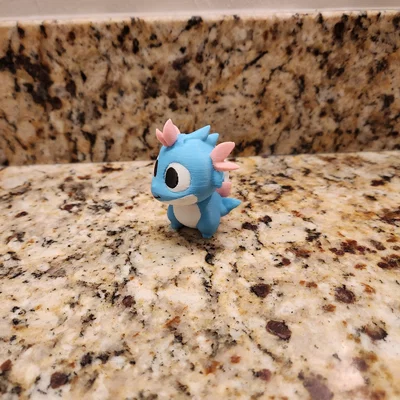 Mô hình rồng con dễ thương (Baby Dragon) - File in 3D độc đáo