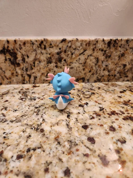 Mô hình rồng con dễ thương (Baby Dragon) - File in 3D độc đáo - Image 3