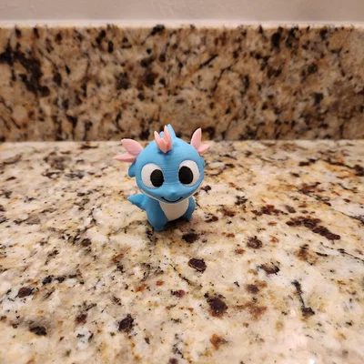 Mô hình rồng con dễ thương (Baby Dragon) - File in 3D độc đáo