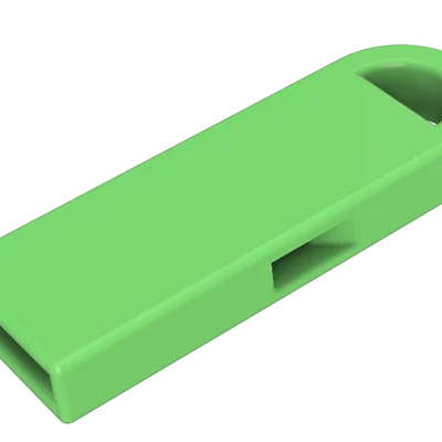 Mẫu còi thổi 3D nhỏ gọn, âm thanh vang (Píšťalka - Móc khóa)