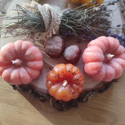 Khuôn Đổ Nến Bí Ngô (Pumpkin Candle Mold, Kürbis Kerzenform)