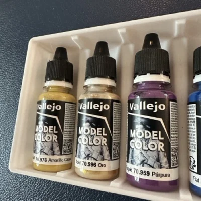 Khay đỡ sơn Vallejo cho Gridfinity