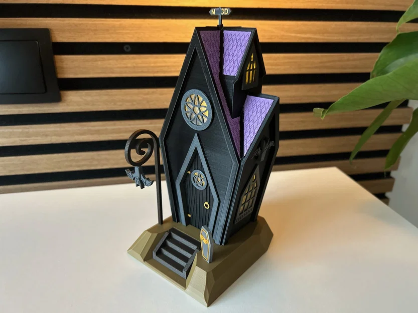 Nhà Tiên Quan Tài Halloween Rùng Rợn (Creepy Halloween Coffin Fairy-House) - Image 1