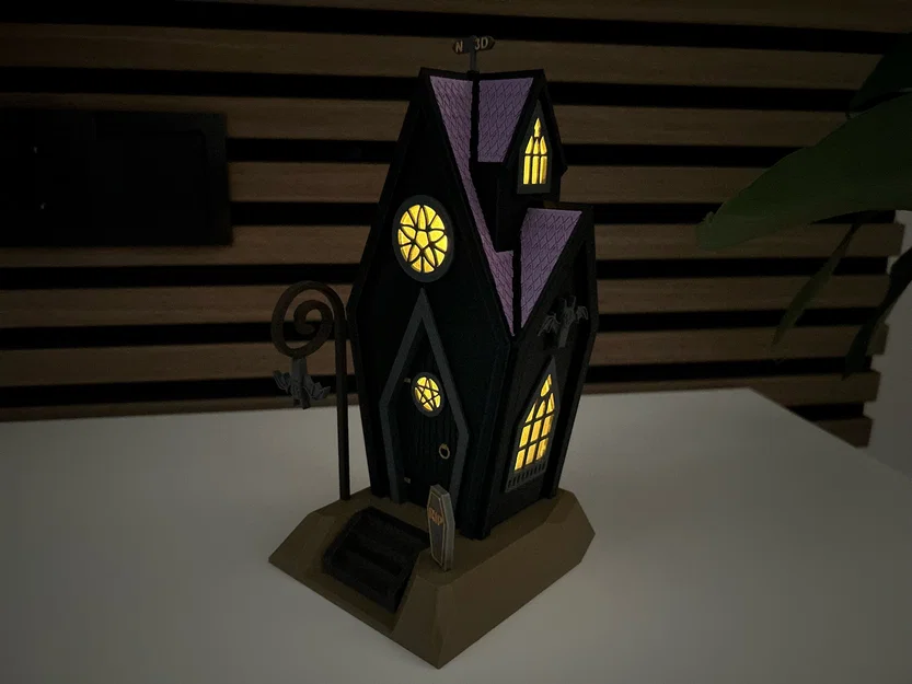 Nhà Tiên Quan Tài Halloween Rùng Rợn (Creepy Halloween Coffin Fairy-House) - Image 2