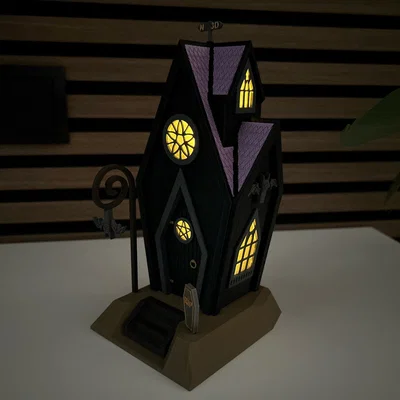 Nhà Tiên Quan Tài Halloween Rùng Rợn (Creepy Halloween Coffin Fairy-House)