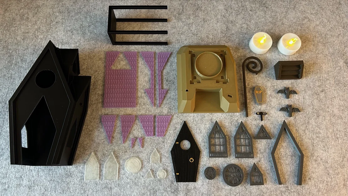 Nhà Tiên Quan Tài Halloween Rùng Rợn (Creepy Halloween Coffin Fairy-House) - Image 3