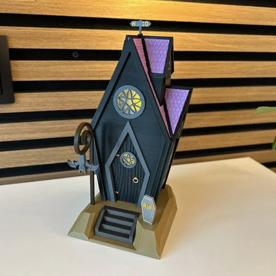 Nhà Tiên Quan Tài Halloween Rùng Rợn (Creepy Halloween Coffin Fairy-House)