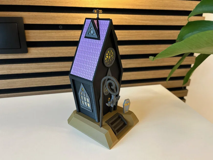 Nhà Tiên Quan Tài Halloween Rùng Rợn (Creepy Halloween Coffin Fairy-House) - Image 6